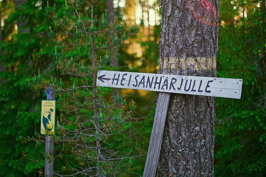 Hiking start heisanharju.