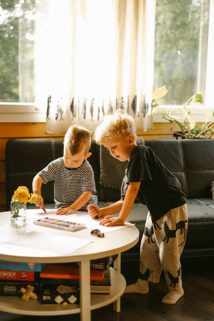 Leirintäalue, jossa on tekemistä myös lapsille.